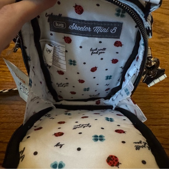 NWT Lug Ladybug Lane Skeeter Mini Bridge Crossbody - Picture 4 of 6